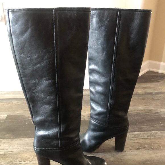 Coach Leather Tassel Boots. - Picture 3 of 8